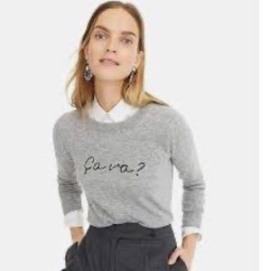 J Crew 100% Cashmere Sweater - L